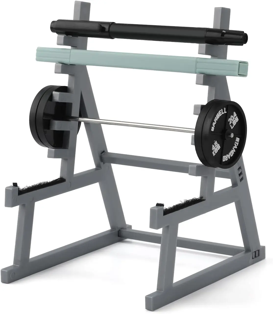 Fitness-Themed Mini Dumbbell Pen Holder - Home Office Desk Organizer Tidy with Storage Compartment, Stationary Organizer Holder, Desk Accessories for Men, Work Desk Accessories