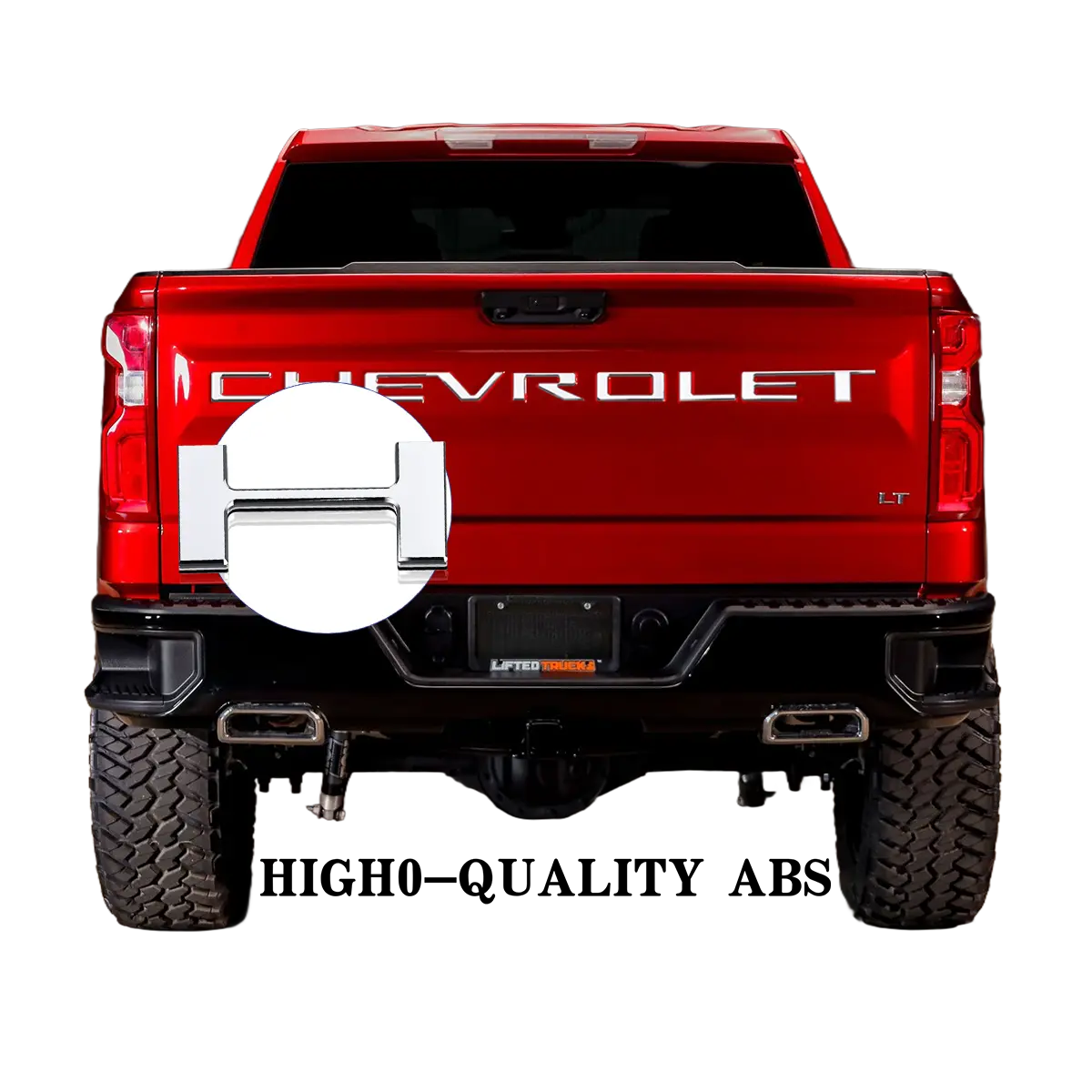3-D Urethane Tailgate Inserts Letters for chevy  2019 2020 2021 2022 2023 2024 2025 Chevrolet Silverado-Associated Accessories car stickers not  decal