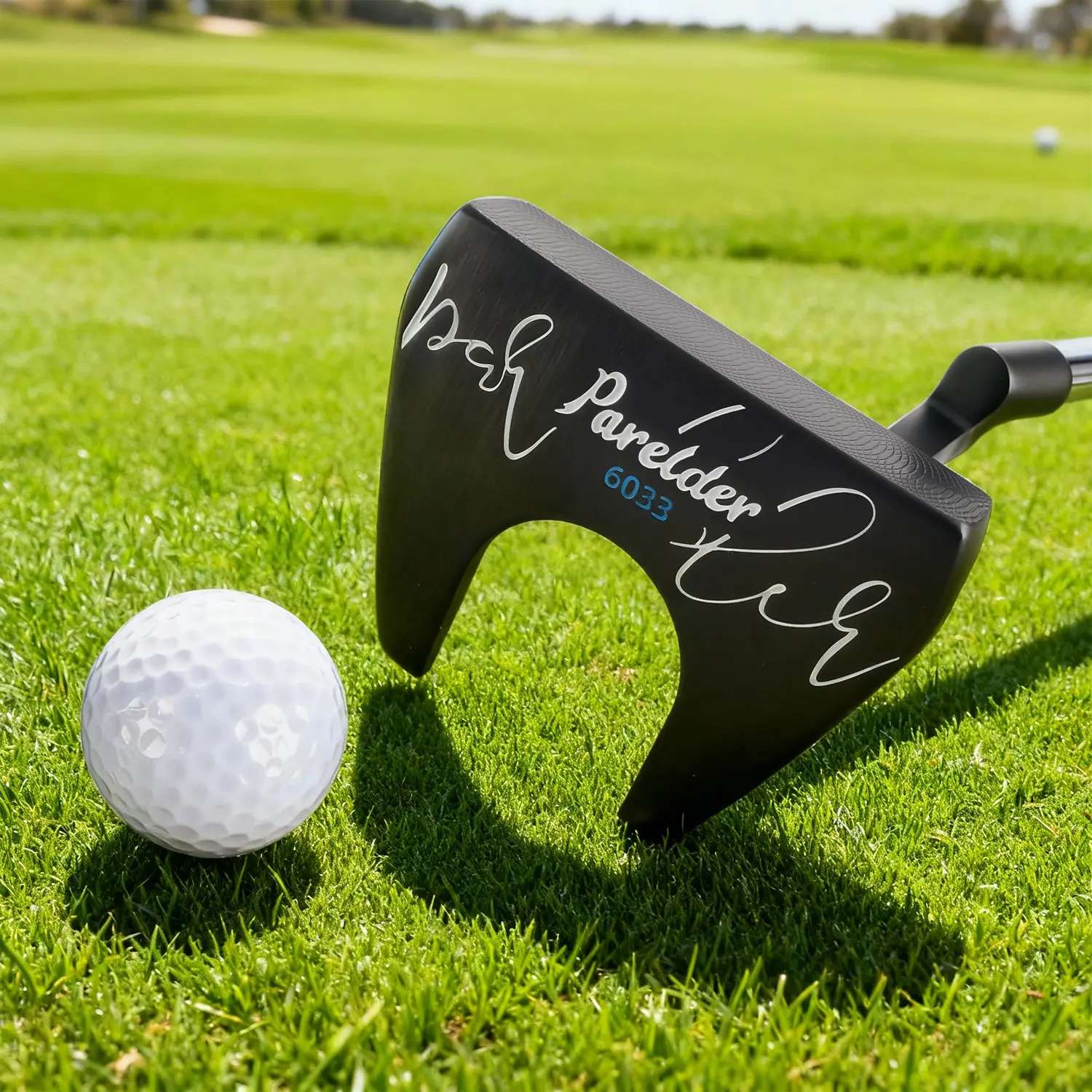 WUDAY Right-Handed Golf Putter – Super Wear-Resistant Coating (No Fading After Repeated Hitting), Premium Grip, Enhanced Aim Line for Precise Alignment – Optimized Value Putter Auto-Aligning Stability Golf Putter mallet putter Golf Clubs