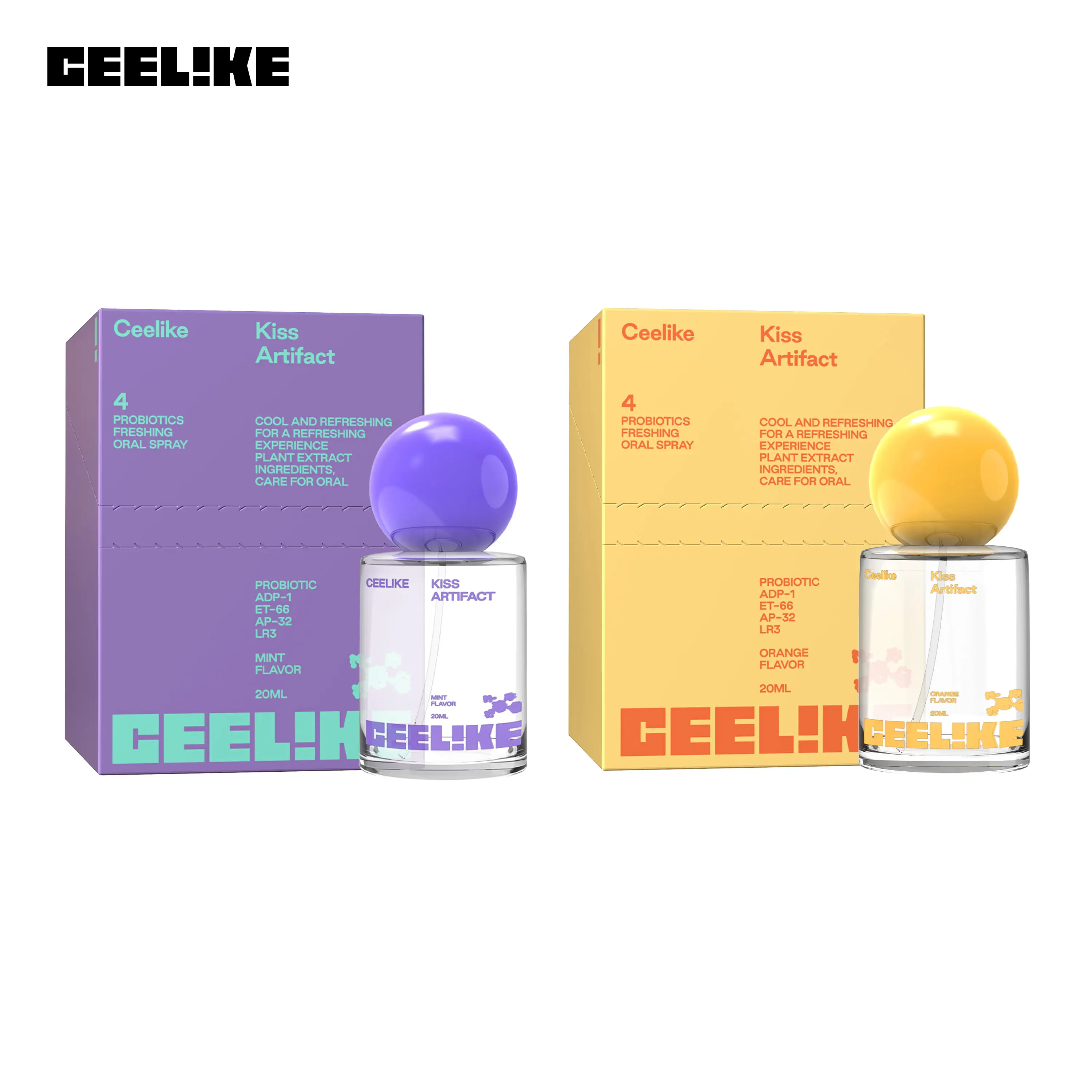 Ceelike Oral Spray 2-Pack Set - Choose from Five Flavors, Freshens Breath, Promotes Oral Health Ceelike Oral Spray 2-Pack Set - Choose from Five Flavors, Freshens Breath, Promotes Oral Health
