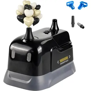 Electric Balloon Pump Dual-Nozzle Portable Balloon Inflator Air Pump – Lightweight, Fast & Easy Inflation Balloon Blower for Party Decorations, Birthday, Wedding & Baby Shower Valentine Gift