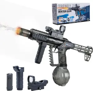 Electric Water Guns Toy for Kids Adults, Automatic Water Gun Toys for Kids Ages 4-8 8-12, Adjustable Grip & Folding Stock, 26-32FT Long Range, Summer Pool Outdoor Beach Water Toy for Boys Girls
