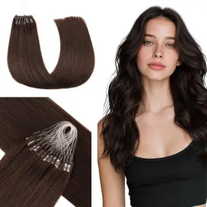 Hotbanana Microlink Micro Loop Extensions Human Hair Natural Straight Invisibead Micro Ring 50G 14–24 Inch Hair Extension
