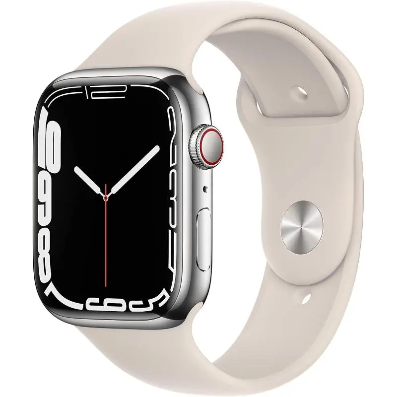 Refurbished Apple Watch Series 7 Stainless (GPS + Cellular) Acceptable Condition with 1 Year Warranty
