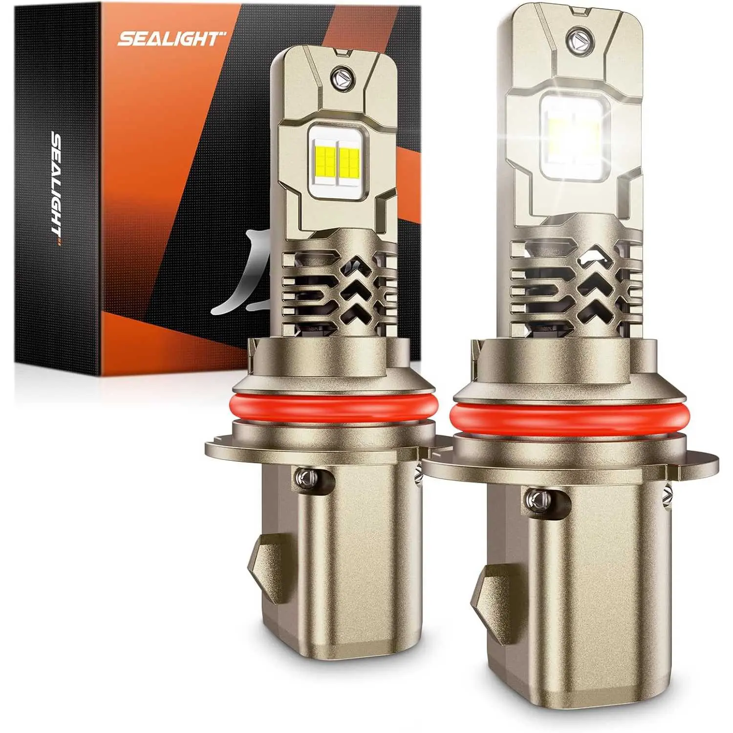2016 Nissan Frontier 9007/HB5 90W 6500K White IP68 LED Headlight Bulbs 2PCS SEALIGHT L2S