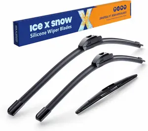 ICEXSNOW® Silicone Windshield Wiper Blades Replacement for Honda CRV      AllWeather Automotive Replacement Windshield Wiper Blades("+"+" Front Rear Wiper Blade Set)