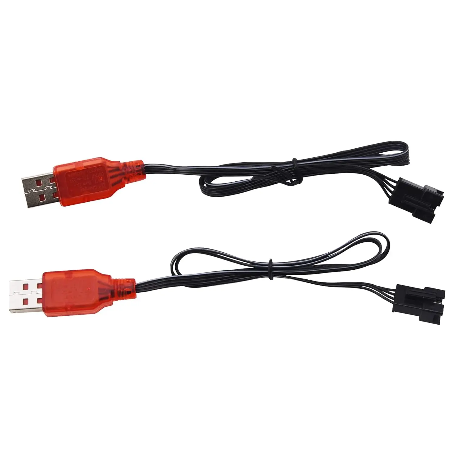 2-Pack SM-4P Toy Charger Cable, Compatible with Gel Toys and RC Cars (Tools & Hardware Accessory)