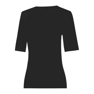 Women's Fashion Casual V-Neck Half-Sleeve Solid Tees - Basic Summer Tops