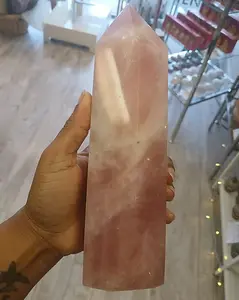 Extra Large Rose Quartz Tower