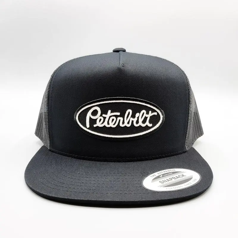 Peterbilt Vintage Snpaback Trucker Hat Mesh Back Trucker hat