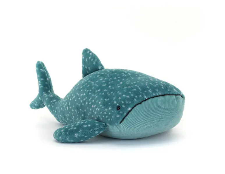Jellycat Whale Shark Plush – A soft, ocean-themed stuffed animal that makes a special gift for friends and loved ones, or a great addition to your plush toy collection.
