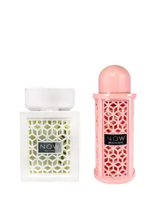 Lattafa Perfumes Rave Now Women + Rave Now White [Set of 2] - Citrus, Floral, Fruity, Vanilla - 3.4 oz Per Bottle