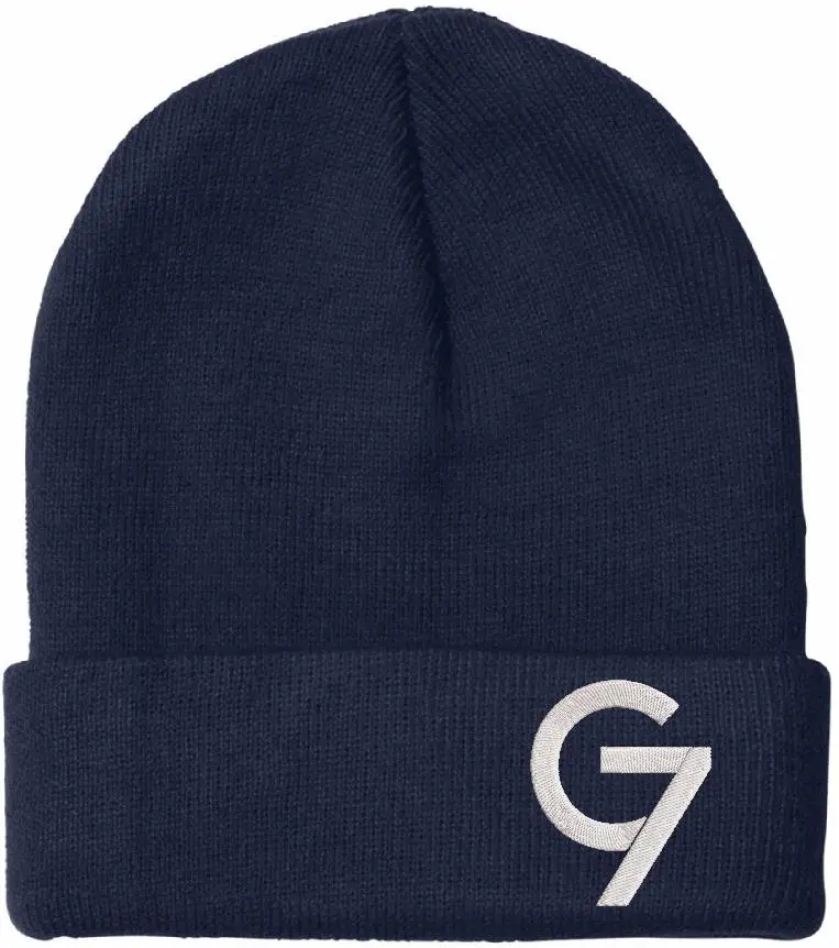 Navy Cuff Winter Hat