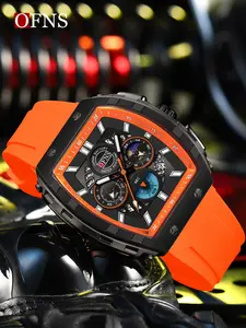 OFNS popular fashion quartz watch multifunctional timing waterproof night light watch quartz watch calendar business men's watch Analog quartz watch
