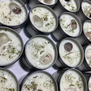 Garden Quartz Crystal Tin Candle Garden Quartz Crystal Tin Candle