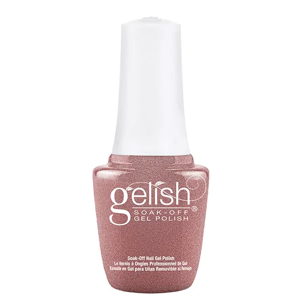 Gelish MINI Glamour Queen, Long-Lasting Soak-Off Gel, Vibrant Color, Chip-Resistant, High Shine, Professional Salon Quality, 9mL.