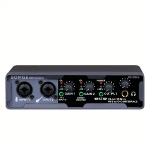 New Usb Audio Interface (24 Bit/192 Khz) Xlr Phantom Power Conference audio equipment