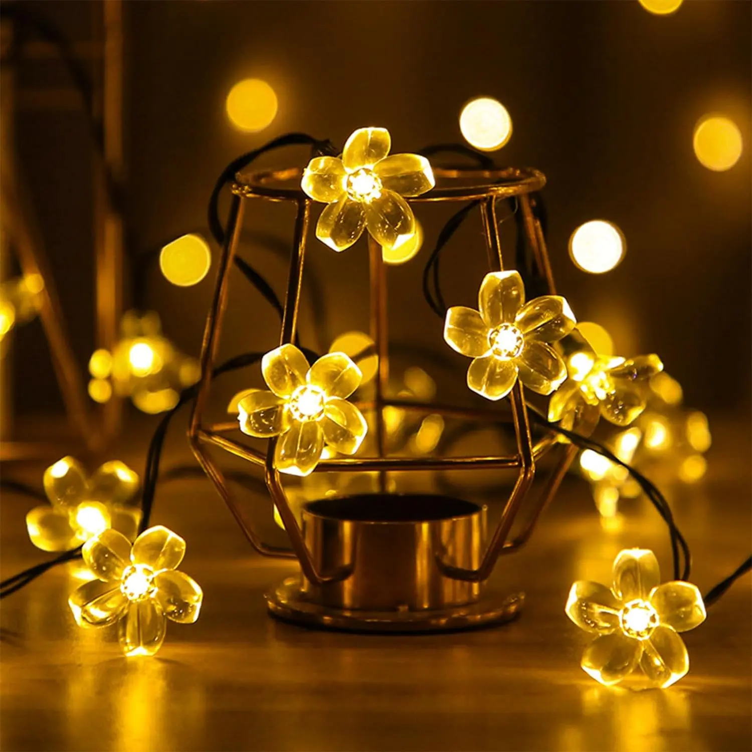 100-LED Multicolored Cherry Blossom String Lights, 33ft Plug-in USB Lights with Timer Function, Holiday Decorations for Indoor Bedroom Windows, Patio, Wall, Mother's Day