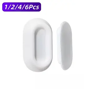 1/2/4/6 pcs Remote control storage bracket wall mounted, no drilling, ultra-thin, strong magnetic suction, no trace silicone magnetic tape, remote hook, wall mountable