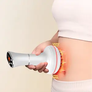 [Renhui]Multifunctional Meridian Brush Body Massage Relaxation Whole Body Electric Meridian Brush Vibration Heating Function Home Gift Massagemachine Somatic Therapy Device