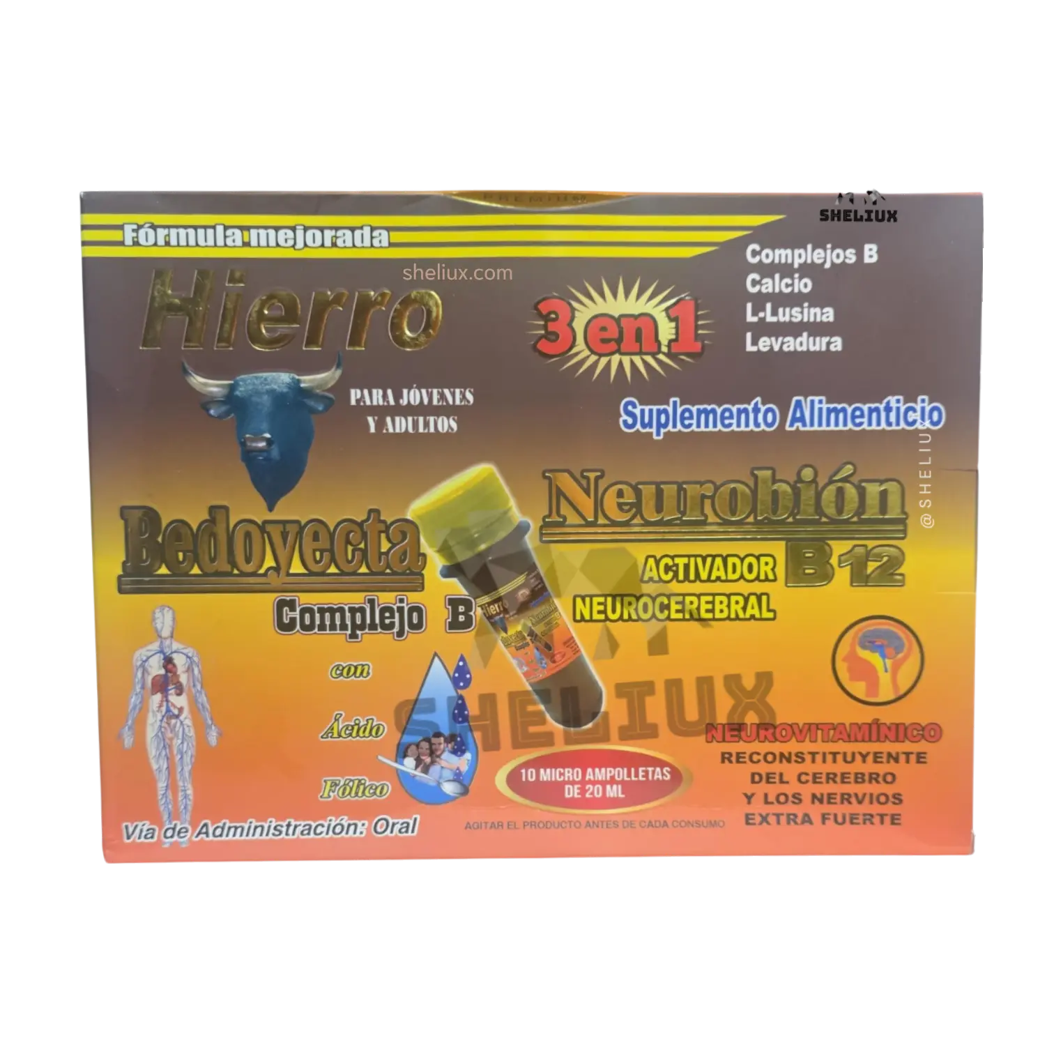 DRINKABLE SUPPLEMENT – 10 AMPOULES OF 20 ML (SPECIAL FORMULA)