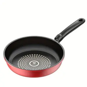10.24 Inch Cast Iron Skillet, Nonstick Flat Pan, Dishwasher Safe, Induction & Gas Compatible Multi-Function Frying Pan