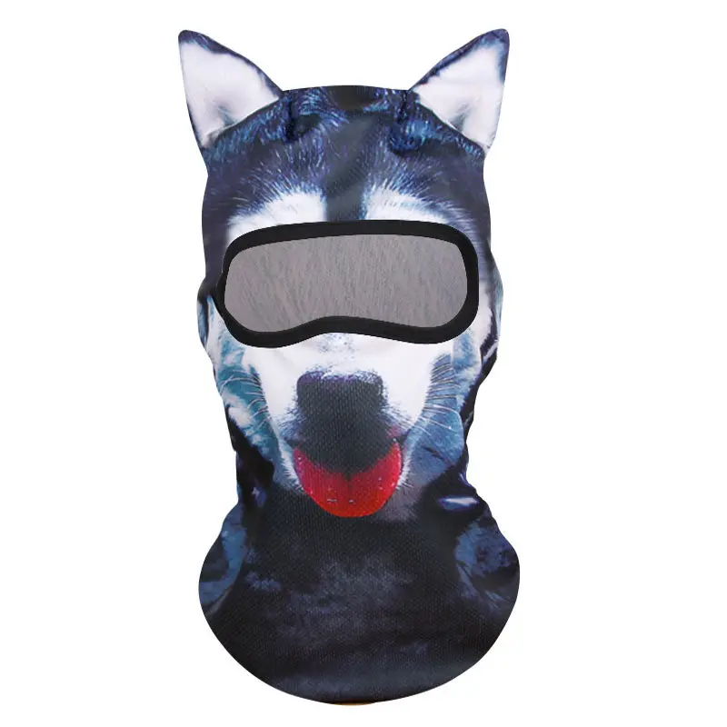 3D Cat Ear Balaclava, Polyester Shiesty Face Mask with Animal Mask Design for Festivals, Skiing & Halloween Accessories, Cosplay, Cool Mask
