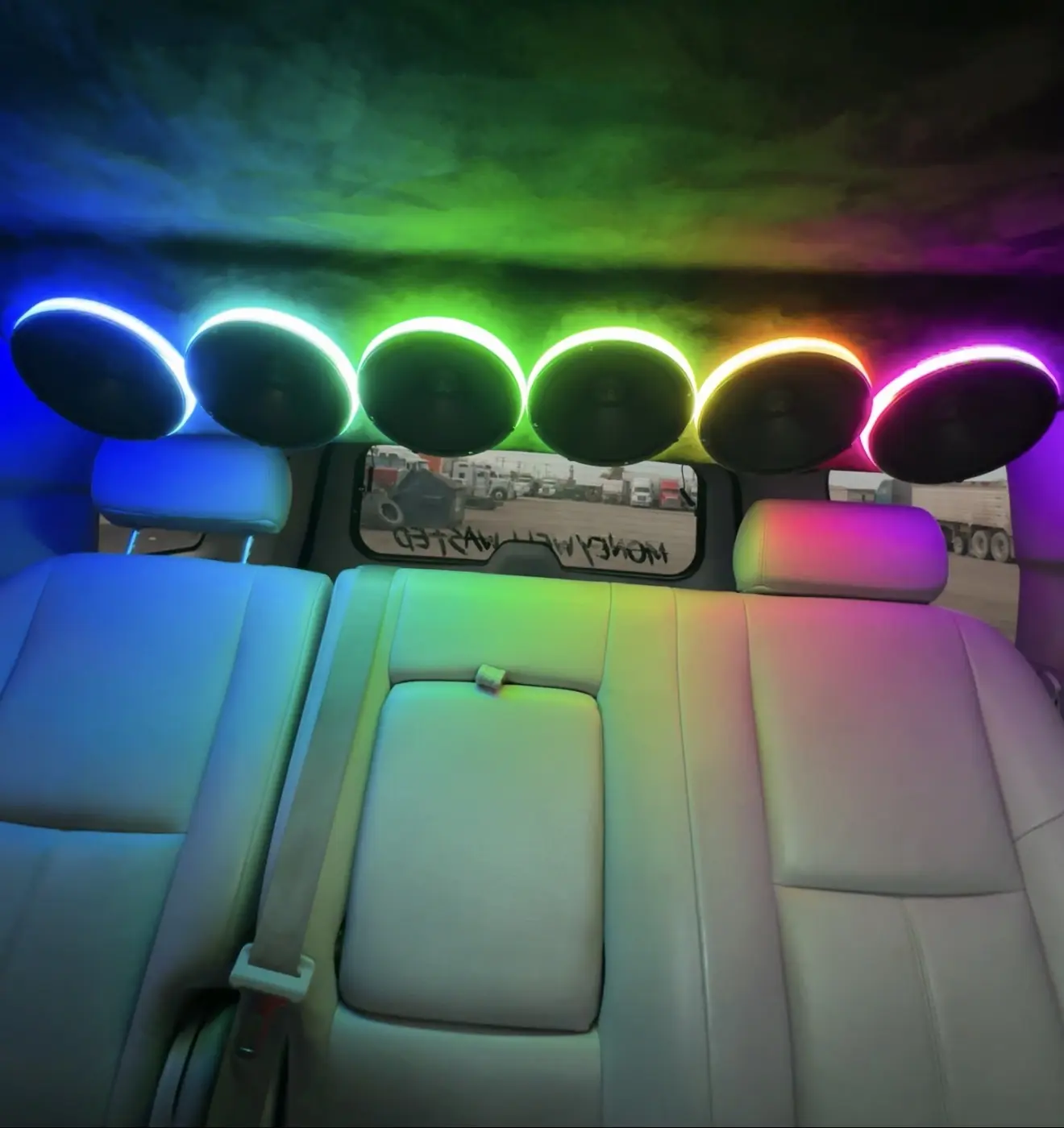 6 6.5 led smart speaker rings