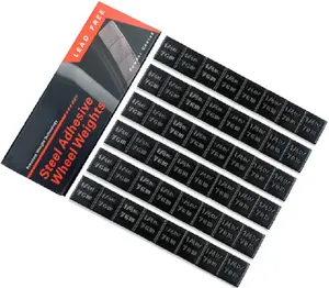 Easy Peel Adhesive Stick-on Wheel Weights for Vehicles Cars Trucks SUVs Motorcycles 48 Pcs