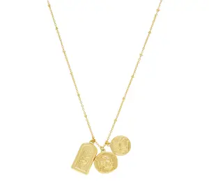 Ettika Coin Charms Talisman Necklace
