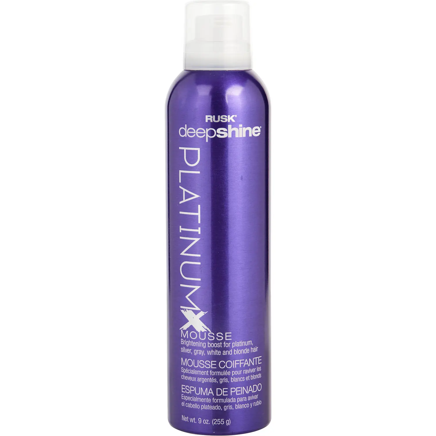 Rusk By Rusk Deepshine Platinum X Mousse For Unisex
