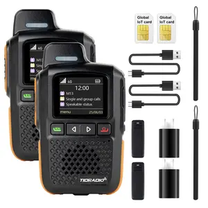 TIDRADIO M13 Global Walkie Talkie 5000km Long Rang Cross-Border Walkie-Talkie with SIM Card 1 Year Free Data Service Global PPT POC Radio