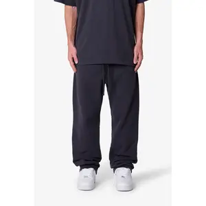 mnml Heavy Basic Relaxed Sweatpants - Washed Black