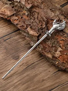 Viking Vintage Star Moon Hairpin, Stylish Women's Bun Clip, Trendy Nordic Norway Style Hair Accessory, Party Decoration, Valentine's Day, Mother's Day, Halloween, Birthday Gift