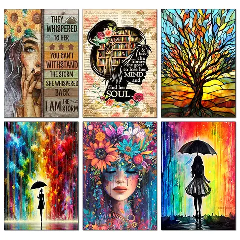 Unisex 5D Full Round Rhinestone Diamond Art Kit (1Pc, 30x40cm/11.81x15.75inch) - Coffee & Book Theme Mixed Textile Mosaics Craft Supplies, Hobbies Kit Adults, Perfect Gift for Friends, Unique Cool Gifts, Wall Decor for Drawing Room