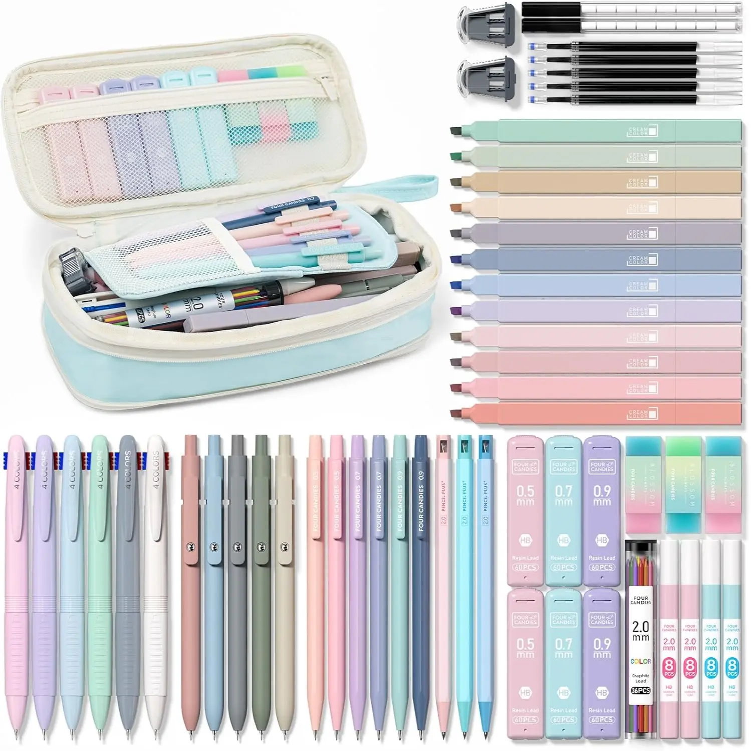 Xmas Limited All-in-One Pen Set/Blue /56PCS