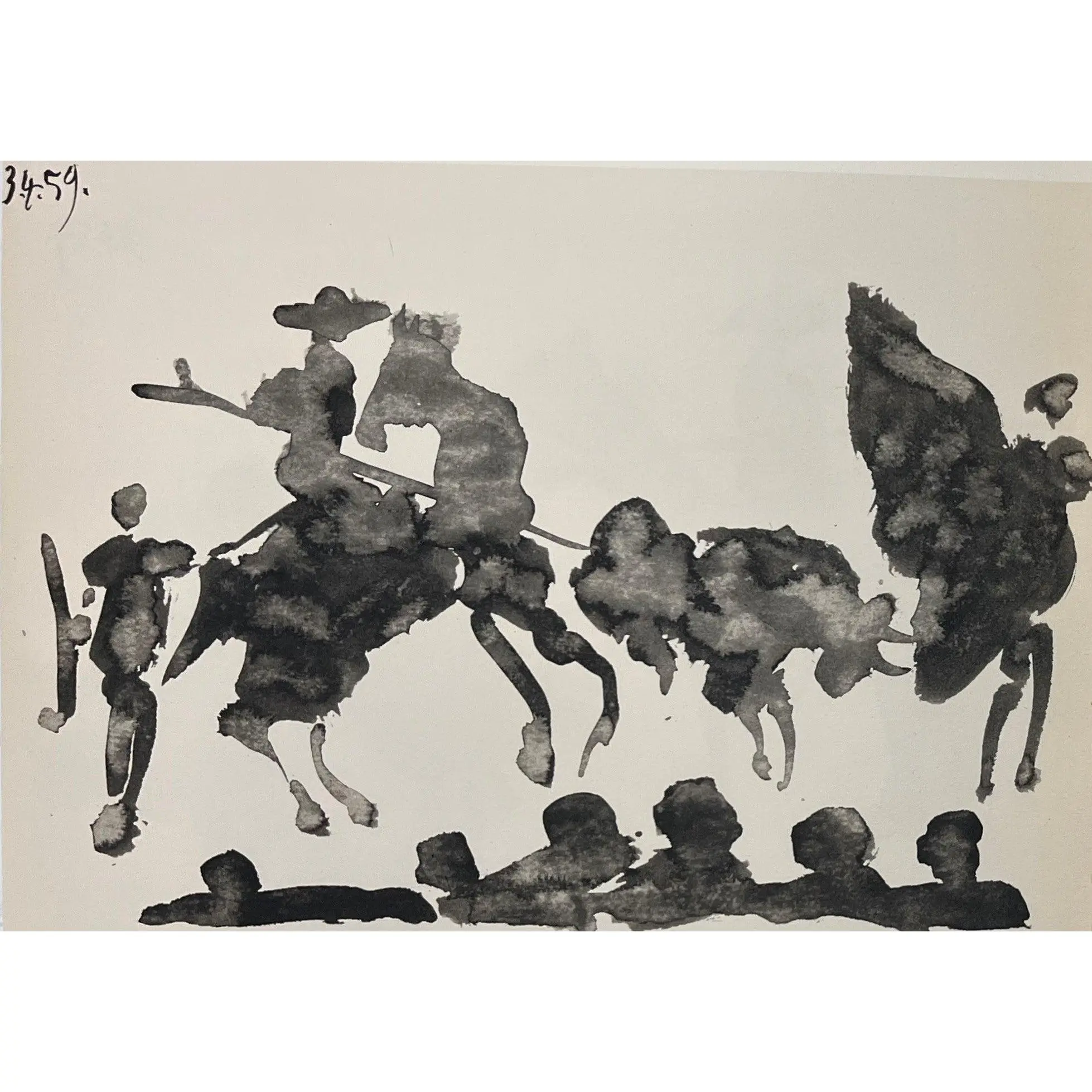 Toros y Toreros (Bulls and Bullfighters) - Pablo Picasso