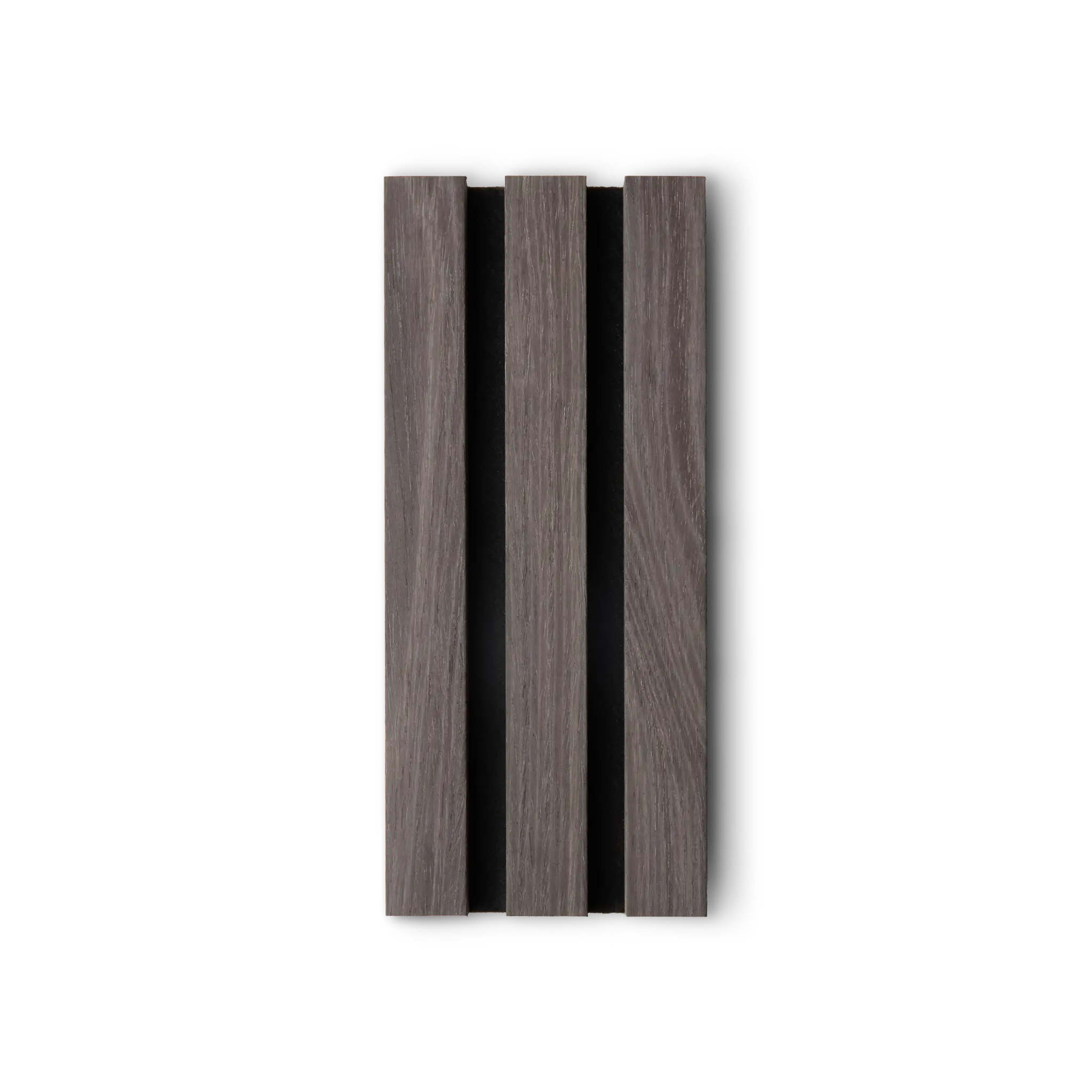 Cinder Oak Acoustic Slat Panel Sample