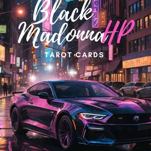 Black MadonnaHP Tarot Cards - 78-Card Real-Life Characters Deck for Personal Readings & Life Insights - Vibrant Colors & Unique Design - Perfect Addition to Your Collection