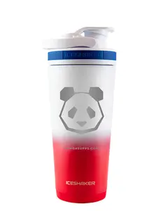 Panda  supps 26 oz Stainless Steel Insulated Ice Shaker - Panda Logo