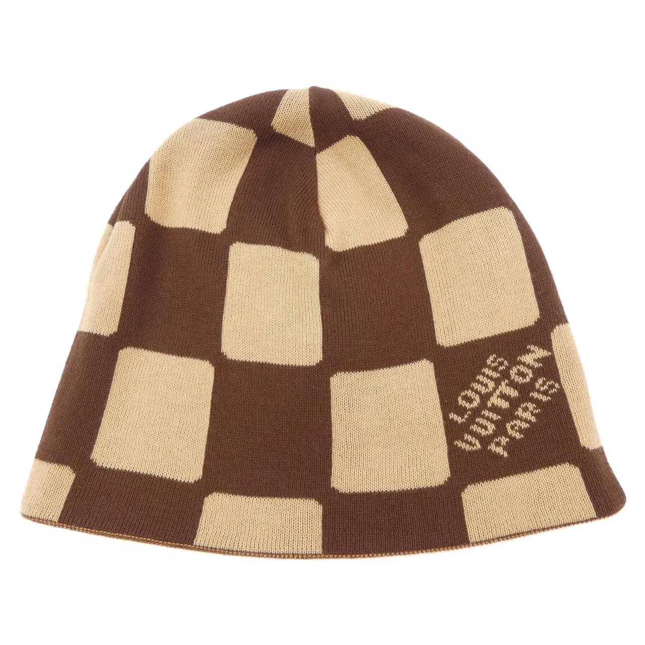 Pre-owned Louis Vuitton Wool Small Leather Goods Knit Cap