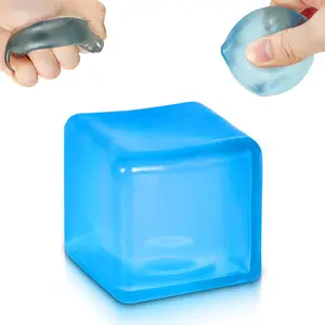 Premium Big Block Squeez'M Cube – 35% Larger Than The Standard Squishy Cube, Toy for Kids & Adults - Sensory Fidget for Stress Relief, Focus & Play – Gift-Ready – ASTM Certified 3+