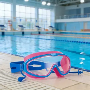 Waterproof Anti-Fog Large Frame Swimming Goggles, Professional Diving Equipment, Ideal Gift for Birthdays and Holidays