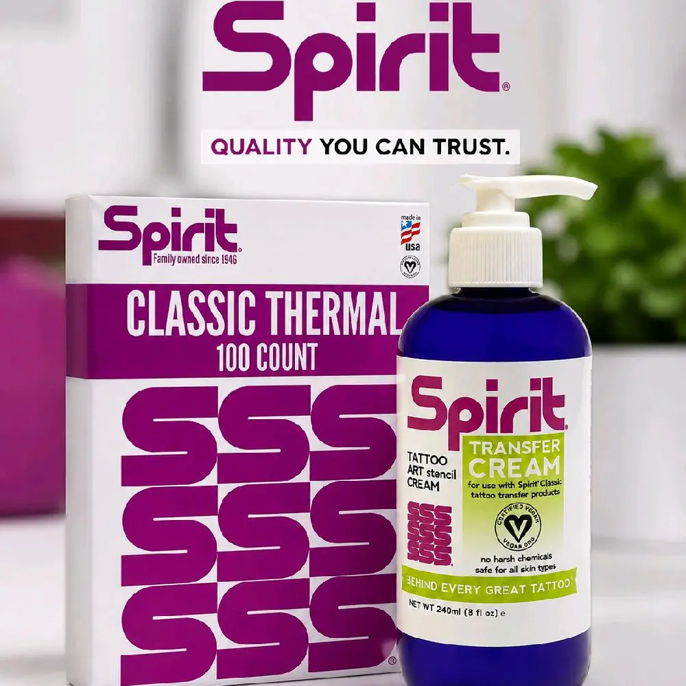 Tattoo Transfer Paper 100pcs/ Spirit Transfer Cream ,Professional Supplies for Tattoo Artists