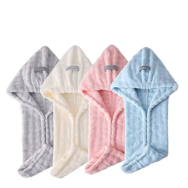 Microfiber Hair Towel Wrap, Thick Quick Absorbent Fast Dry Hair Turban, Eco Friendly Multi Purpose Cloth for Bathroom, Kitchen, Beach And Household Daily Use
