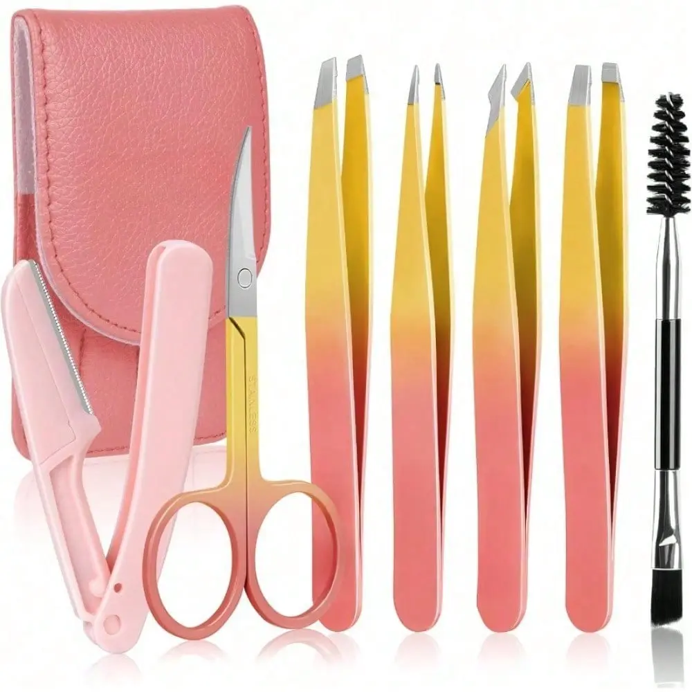 Gradient Pink Seven-piece Set