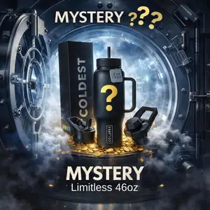 Mystery Limitless 46oz Tumbler –  Tumbler with 100+ Possible Colors | Premium 46oz Stainless Steel Insulated Cup for Ice-Cold All-Day Hydration | Leakproof, Durable, Travel-Ready Drinkware for Gym, Work, Car & Everyday Use