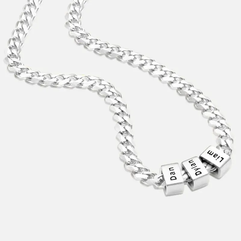 AS103 Happy Father's Day Personalized Gold Necklace for Dad,Custom Name Necklace for Dad Gift for Father's Day