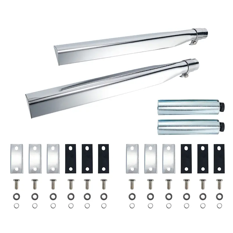 Stainless Steel Metallic Triangle Fender Mounting Replacement Parts Kit, Auto Accessories for Quarter, Half, Full Tandem Trucks - 1 Kit, Easy Install