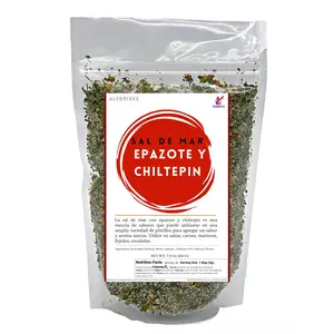 Alebrixes - Sea Salt, Epazote & Chiltepin 7.9 Oz (225 G) | Premium Quality Mexican Seasoning | Sazonador Mexicano de Sal de mar, Epazote y Chiltepin